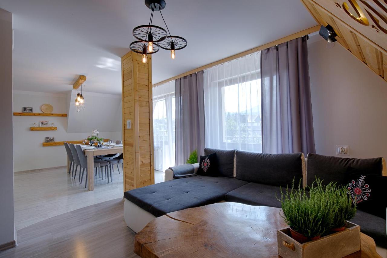 Apartament Goralska Ostoja Prywatne Wejscie Widok Na Tatry Zakopane Bagian luar foto