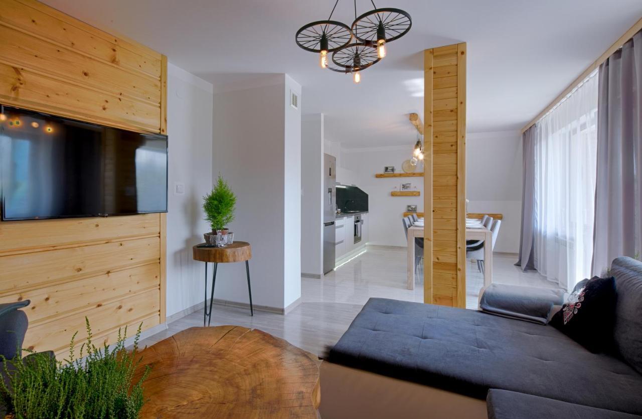 Apartament Goralska Ostoja Prywatne Wejscie Widok Na Tatry Zakopane Bagian luar foto