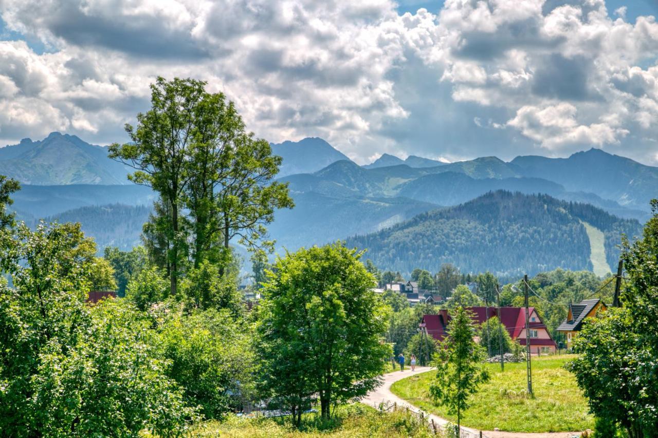 Apartament Goralska Ostoja Prywatne Wejscie Widok Na Tatry Zakopane Bagian luar foto